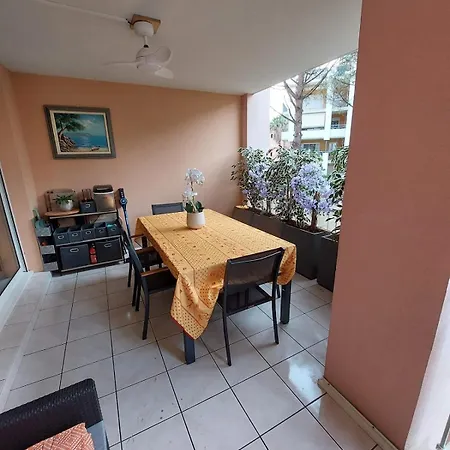 T3 Climatise Avec Terrasse, Piscine, Parking Securise Apartament